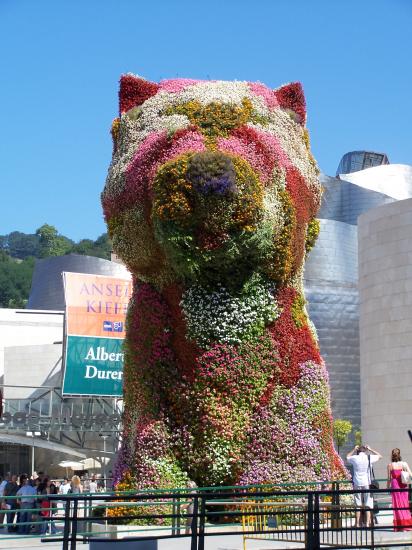 Bilbao Puppy du Guggenheim
